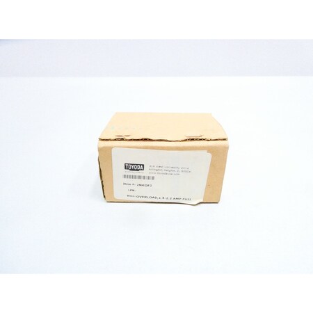 Fuji Electric 1.4-2.2A AMP OVERLOAD RELAY 2NKOFJ